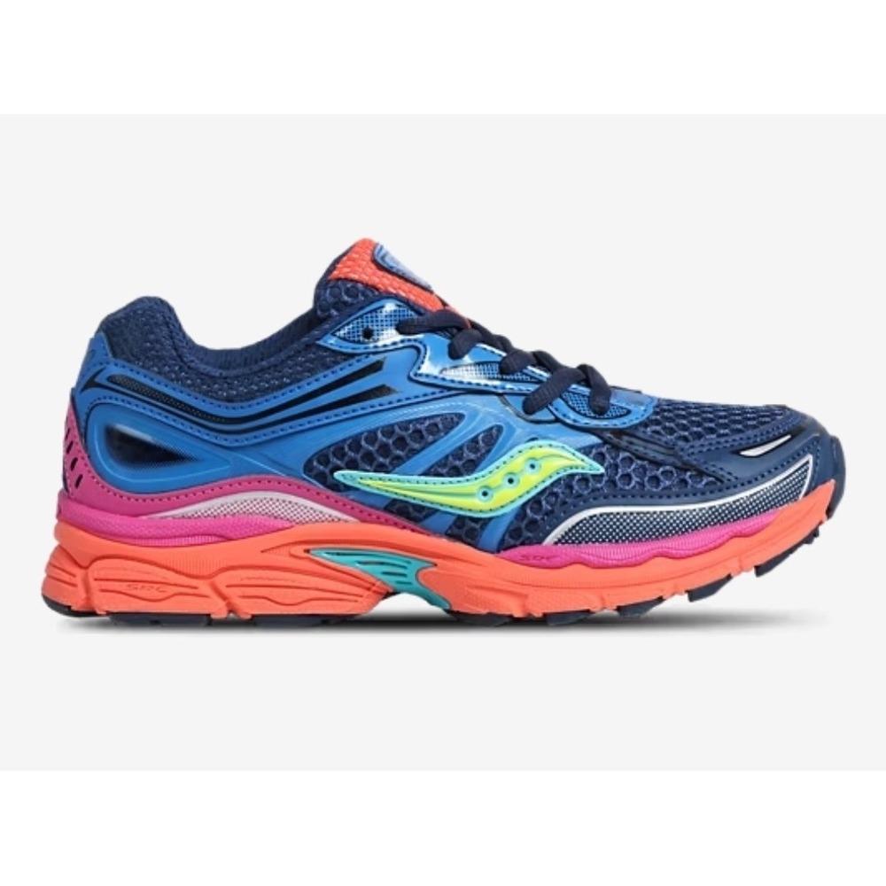 Saucony Omni 9 KDZ Navy/Blue Mesh Low Top Unisex Kids‎ Athletic Shoes 6M